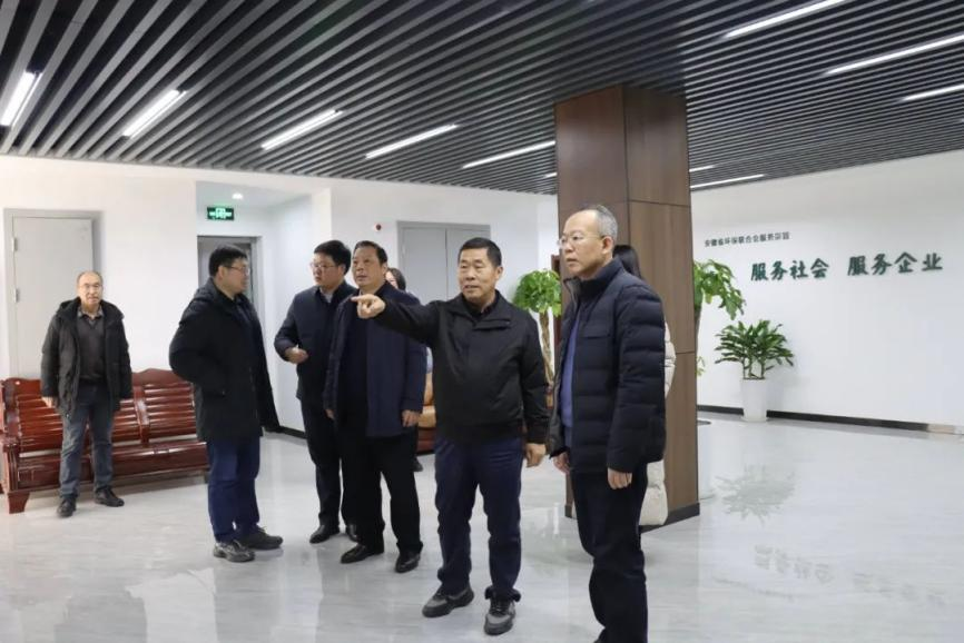 十大买球平台排行榜赴安徽省环保联合会开展交流合作