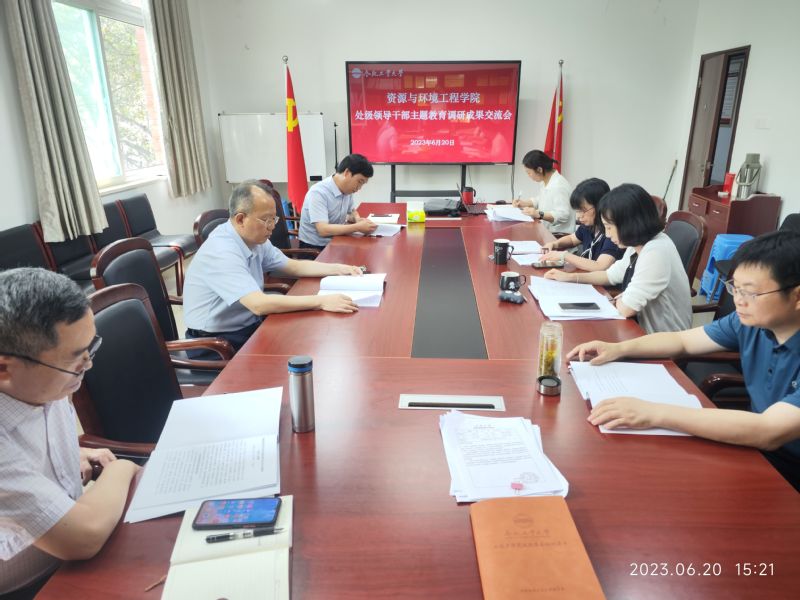 十大买球平台排行榜召开主题教育调研成果交流会